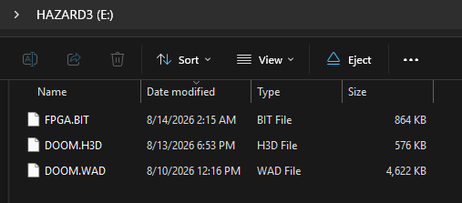 HAZARD3 SD Contents