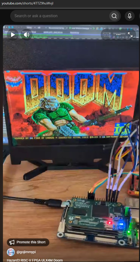 ULX4M Doom video splash screen